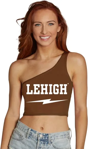 Miniatura 36 de Lojobands Camiseta sin mangas de un hombro para mujer, para portón trasero, talla única Miami University Redhawks - Negro