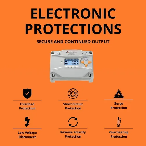 Miniatura 3 de Morningstar Prostar - Controlador de carga solar PWM de 15 A con medidor integrado (PS-15M) - Regulador inteligente de panel solar, soporta