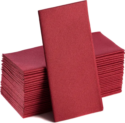 Miniatura 7 de Servilletas de papel azul bebé, tela desechable de lino como servilletas de cena, toallas de mano, suaves, absorbentes, servilletas de mano de papel