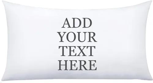 Personalized Passion Fundas de almohada tamaño King (20 x 40 pulgadas), fundas de almohada suaves y acogedoras con cierre de sobre con nombre Blanco