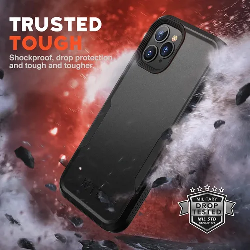 Miniatura 7 de NTG Funda protectora diseñada para iPhone 11 Pro de 1ª generación, resistente, ligera, delgada, a prueba de golpes, para iPhone 11 Pro de 5.8 Negro