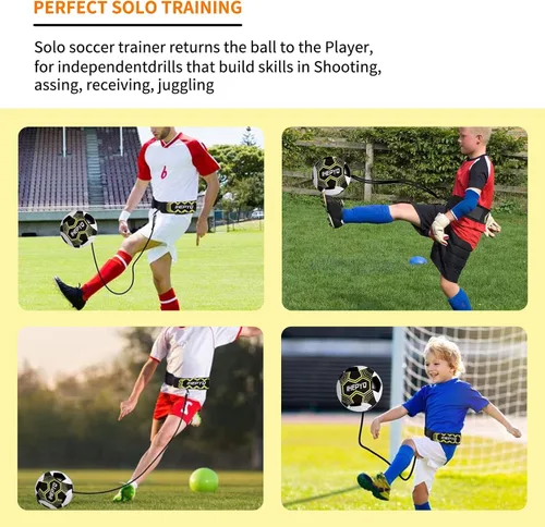 Miniatura 5 de IHEPYQ Juego de equipos de entrenamiento de agilidad de fútbol, escalera de agilidad de 12 peldaños de 20 pies, 12 conos de disco, 4 estacas