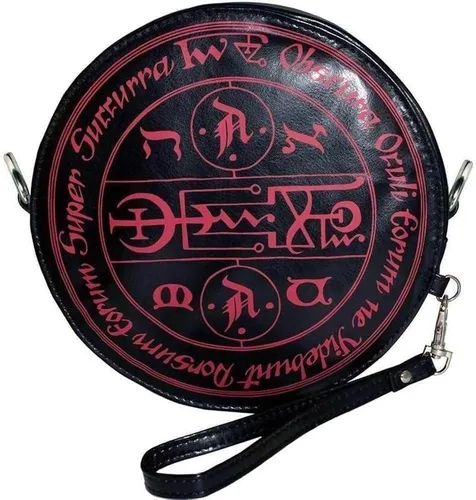 Miniatura 2 de Kreepsville 666 Baphomet Pulsera redonda de cuero vegano