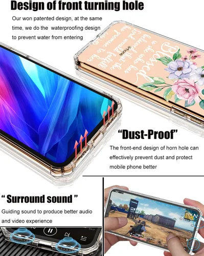 Miniatura 7 de Funda para iPhone 11 Bible Verses Series – Bonita Biblia Versos, citas, flores, diseños florales, inspiradoras, niñas y mujeres, suave protector