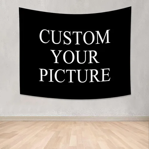 Miniatura 16 de Canessioa Tapiz personalizado para cargar imágenes personalizadas, tapiz personalizado, pancarta, logotipo, diseño de texto, tapiz para colgar