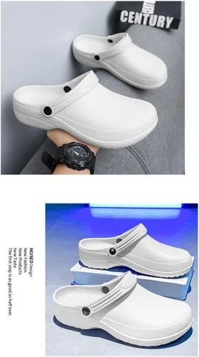 Miniatura 5 de Unisex EVA Clogs Waterproof Comfortable Oil-Resistant Non-Slip Work Shoes for Chef Nurse