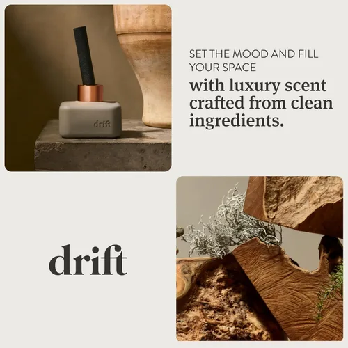 Miniatura 2 de Drift Difusor de varillas aromáticas ámbar – Difusor para el hogar – Vida útil de 60 días – Difusor de aceite – Difusor de aceite esencial – 3.5
