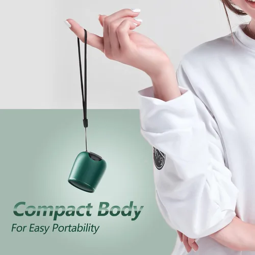 Miniatura 6 de INSMY Pequeño altavoz Bluetooth, mini altavoz inalámbrico portátil impermeable, emparejamiento estéreo de audio rico en graves intensos