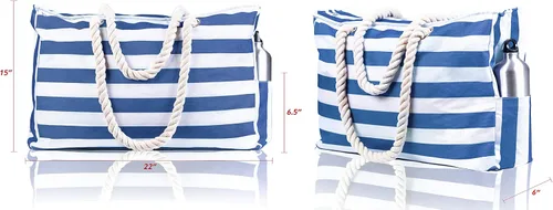 Miniatura 5 de SHYLERO Bolsa de playa y bolsa de piscina - XL - Cremallera - Impermeable IP64 - L22 x H15 x W6
