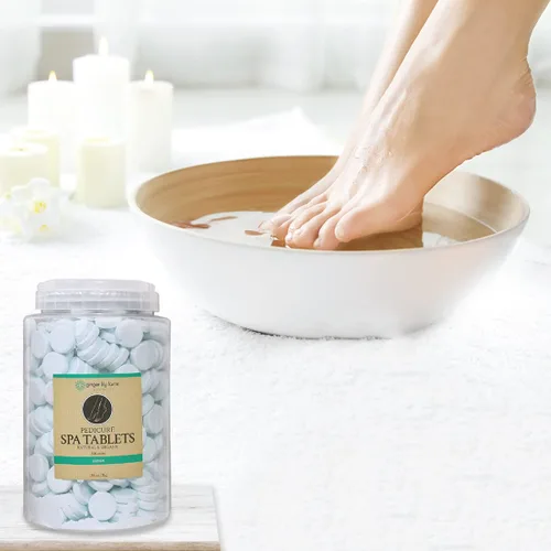 Miniatura 6 de Ginger Lily Farms Botanicals - Tabletas de spa de pedicura, naturales y orgánicas, repone la humedad, suaviza y acondiciona la piel, aroma oceánico