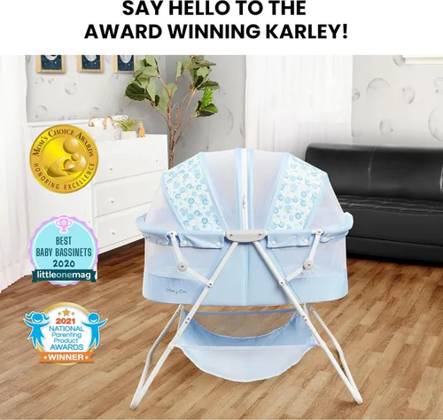 Miniatura 2 de Dream On Me Karley - Moisés para recién nacidos, ganador del premio National Parenting y Mom’s Choice, portátil y ligero con dosel ajustable