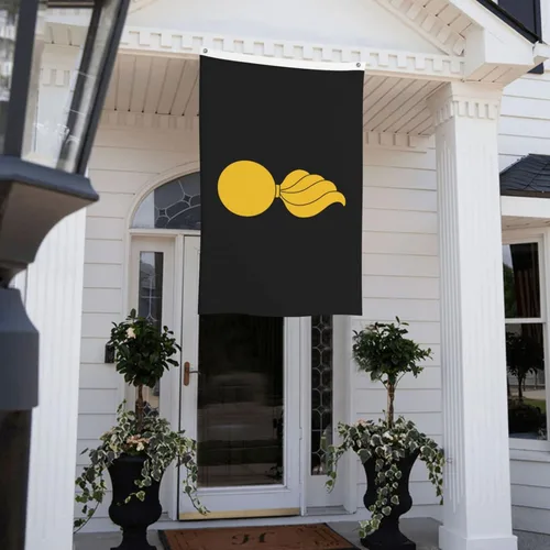 Miniatura 7 de Banderas de insignia de rama de artillería de doble cara de 3 x 5 pies, bandera ligera para decoración al aire libre, banderas para fiestas