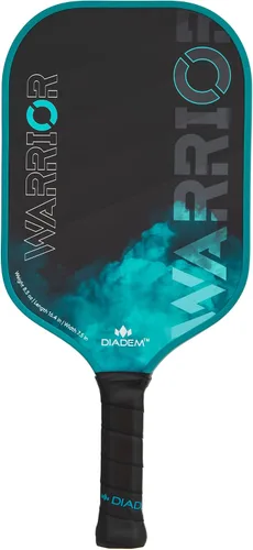 Miniatura 8 de Diadem Warrior pala de pickleball Cara de fibra de carbono, núcleo híbrido 3X de polímero de Nomex en forma de panal L-Core, superficie de pintura