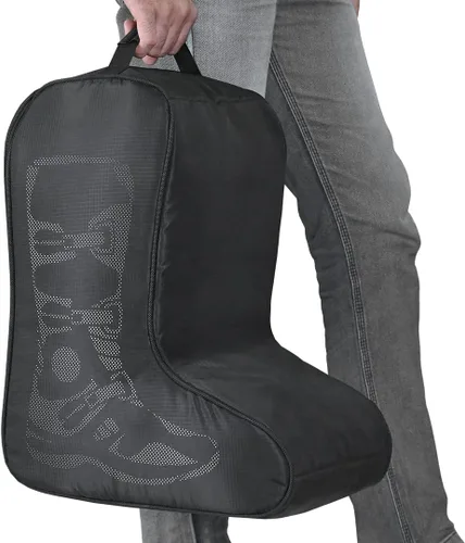 Miniatura 6 de ViaTerra Bolsa para botas de viaje para botas de motocicleta Disponible en 2 tamaños Compatible con botas altas hasta la rodilla de motocross
