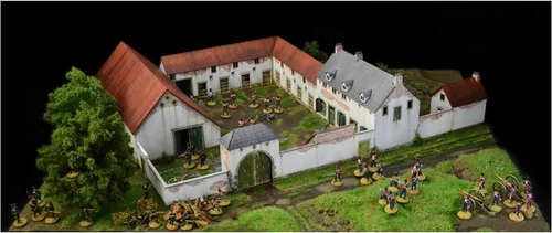 Miniatura 3 de Italeri 6197 Waterloo 1815 La Haye Sainte Diorama escala 1/72