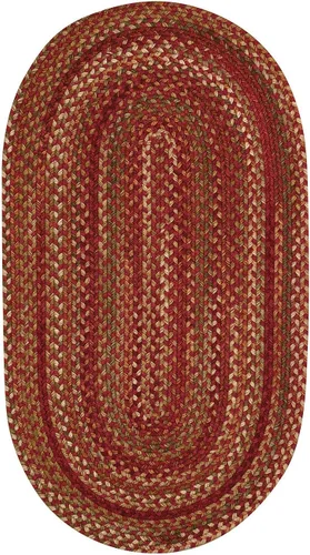 Miniatura 13 de Capel Rugs Manchester - Alfombra trenzada ovalada, 2 x 3 pulgadas, tonos dorados Tonalidades doradas