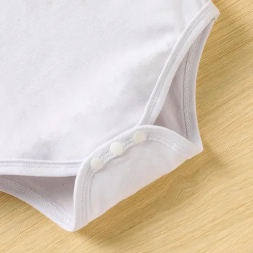 Miniatura 6 de Conjunto de ropa de manga corta con tirantes ajustables en Y para bebé, para el primer cumpleaños