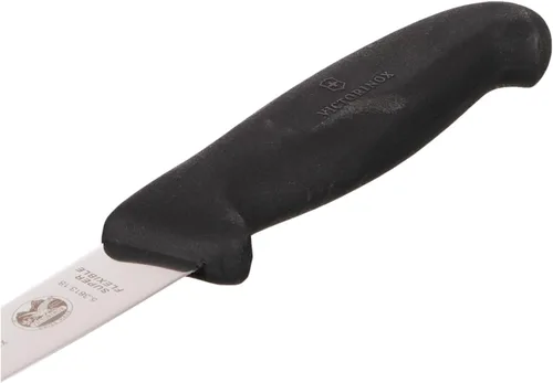 Miniatura 3 de Victorinox Cuchillo de filete de 7 pulgadas, hoja recta, flexible, mango de fibra negra 5.3813.18