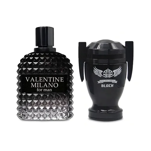 Miniatura 25 de AFLUXE Azura Noir Colonia para hombre, perfume picante amaderado, 3.4 fl oz, fragancia de larga duración con cítricos frescos y vetiver, uso diario