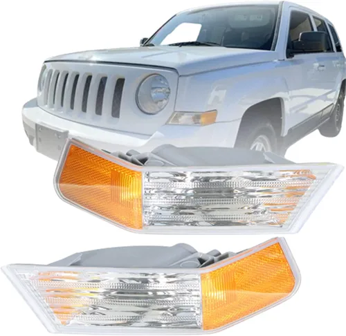 WFLNHB 1 par de luces direccionales delanteras izquierda y derecha, lámparas marcadoras, luces de esquina de repuesto para Patriot 2007-2014 lado