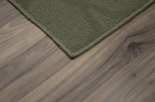 Miniatura 45 de Garland Rug Sparta - Alfombra antideslizante de polipropileno de 2 pies x 12 pies, color negro, ideal para salas de estar y pasillos, elegante