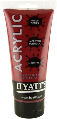 Miniatura 62 de Hyatt's Alizarine - Pintura acrílica carmesí Tubo de pintura acrílica de 2.5 fl oz de grado artístico Secado rápido y pintura no tóxica