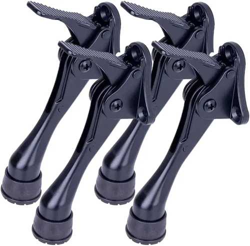 Miniatura 11 de Tope de puerta One Touch Kickdown, soporte de puerta, topes de puerta resistentes, parte inferior de la puerta, puntas de goma ajustables en altura