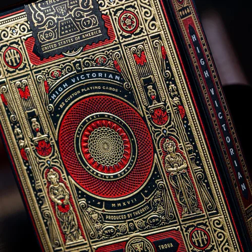 Miniatura 3 de High Victorian - Baraja de cartas rojas