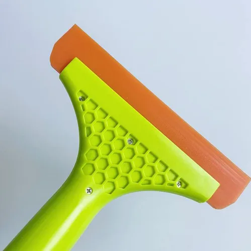 Miniatura 2 de Limpiaparabrisas de silicona suave y flexible de mango largo para puerta de cristal, ventana, parabrisas, espejo, baño (7.5 pulgadas)