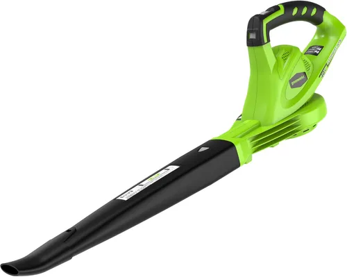 Miniatura 13 de Greenworks - Soplador de hojas axial inalámbrico de 40 V (100 m/hr, 350 CFM), incluye batería de 2.0 Ah y cargador