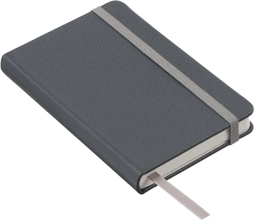 Miniatura 2 de Cuaderno de tapa dura clásico de escritura en piel, cierre elástico, páginas con rayas estrechas, colección Inspire