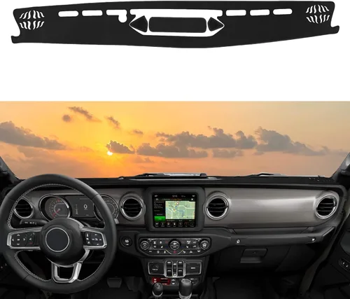 Miniatura 50 de Alfombrilla de tablero de ajuste personalizado para Chevrolet Trailblazer 2021 2022 2023, accesorios con cubierta de salpicadero HUD, alfombrilla