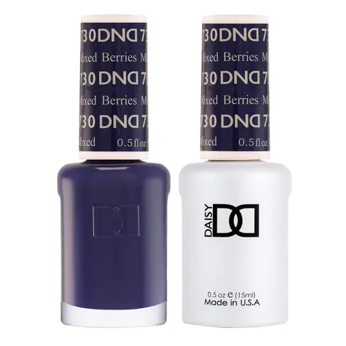 Miniatura 23 de Juego de esmalte de uñas de gel DND, Colección Azul, esmalte de gel UV/LED y laca de uñas de secado al aire, dúo de esmalte sin astillas a juego