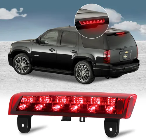 Miniatura 24 de Tercera tercera luz de freno trasera compatible con Chevy Trailblazer GMC Envoy Buick Rainier Ascender Bravada Center Cargo Trasera LED de montaje