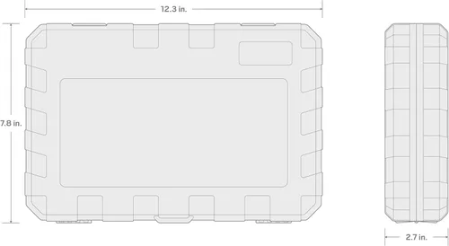 Miniatura 5 de TEKTON Juego de llaves de vaso y trinquete de 6 puntos de 1/4 de pulgada con estuche, 56 piezas (5/32-9/16 pulgadas, 4-15 mm) SKT05303