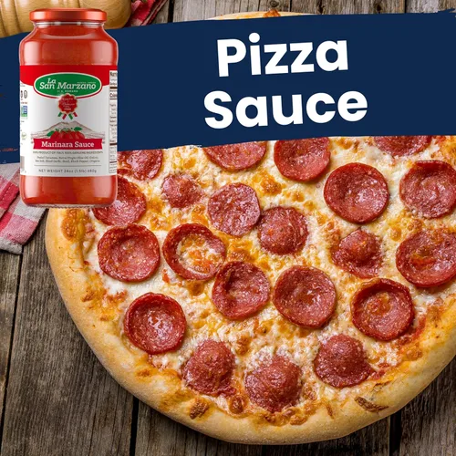 Miniatura 6 de La San Marzano Salsa Marinara, 24 onzas, salsa para pasta hecha en Italia, tomate multiusos de calidad premium, todo natural, dieta mediterránea