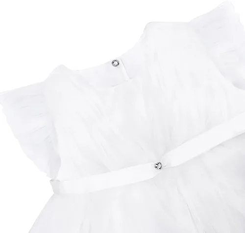 Miniatura 5 de Lilax Vestido de tul con volantes para bebé, conjunto de regalo de tutú en capas