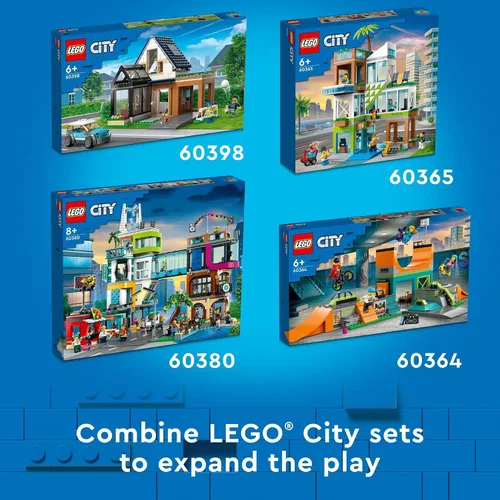 Miniatura 6 de LEGO City Car Wash 60362 Juego de Juguetes de Construcción, Divertida Idea de Regalo para Niños de 6+ Años, Presenta Cepillos Lavadores Giratorios e