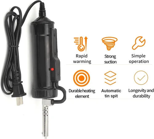 Miniatura 8 de Soldador eléctrico 30W Bomba desoldadora con tres boquillas US Plug AC110V