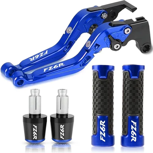 Miniatura 26 de Palancas de embrague de freno de motocicleta para manillar Yamaha FZ6R FZ 6R FZ-6R 2009 2010 2011 2012 2013 2014 2015 2016 2017 (Color : 1)