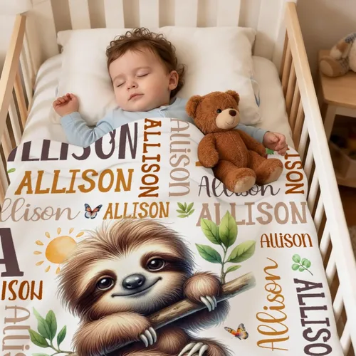Miniatura 23 de Manta de bebé personalizada de conejo, regalos personalizados de conejito para niños y niñas, ultra suave, afelpada, acogedora y transpirable, manta