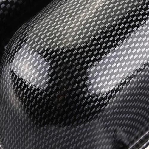 Miniatura 5 de ESUPPORT de fibra de carbono 2" 52mm resistente universal con dos orificios para montar medidores de tablero en auto
