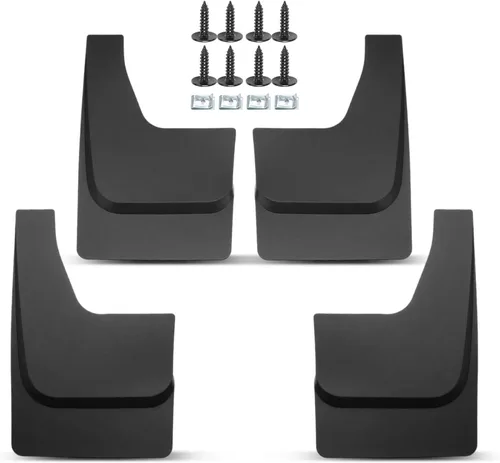 A-Premium Juego de 4 unidades de guardabarros compatibles con Ford F-150 SVT Raptor, 2010-2014, cabina de tripulación extendida de 4 puertas,