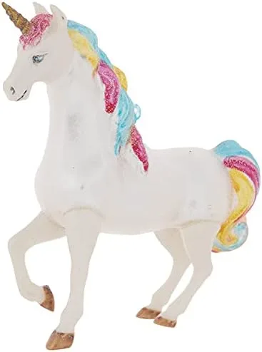 Miniatura 3 de Adorno de unicornio navideño de cristal