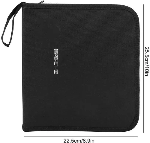 Miniatura 5 de Bolsa de herramientas de bonsái de jardín portátil Scissor Shear Cutter Bag
