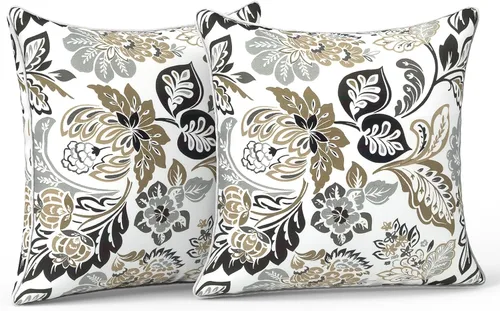 Miniatura 71 de LVTXIII Juego de 2 almohadas lumbares para patio, 12 x 20 pulgadas, resistentes a la decoloración, para exteriores con interiores, cojines lumbares