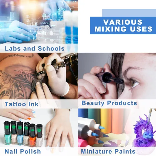 Miniatura 5 de ONiLAB Mini mezclador de vórtice con función táctil, mezcla de laboratorio, esmalte de uñas, adhesivos de pestañas y mezcla de pinturas acrílicas