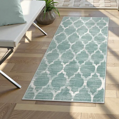 Miniatura 36 de Lahome Alfombra marroquí para pasillo – Alfombra antideslizante lavable de 2 x 6 pies con parte trasera de goma, suave y no desprende pelo, alfombra