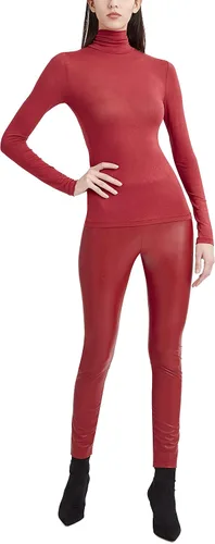 Miniatura 4 de BCBGMAXAZRIA Camiseta de manga larga con cuello alto para mujer