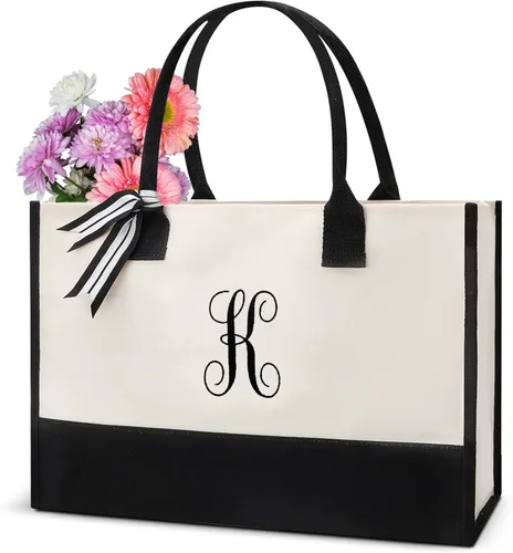 Kepela Regalos para mujeres, regalos de cumpleaños para mujeres, su mamá buscadora, regalos personalizados, bolsa de mano con iniciales bordadas